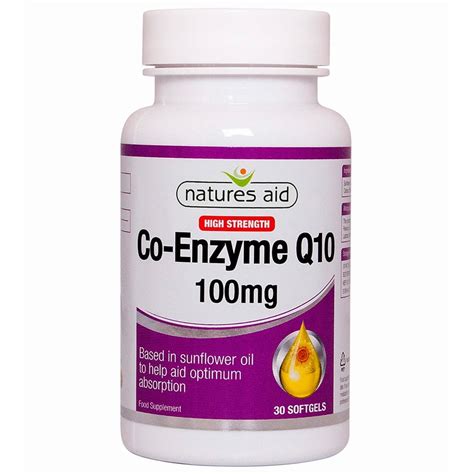 Natures Aid Co-Enzyme Q10 100mg | Natures Aid