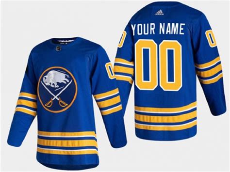 Buffalo Sabres Custom #00 Home Royal 2021 Authentic Jersey|SABRES00HBR21|Buffalo Sabres