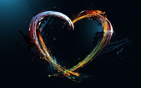 Abstract Heart Wallpapers - Top Free Abstract Heart Backgrounds - WallpaperAccess