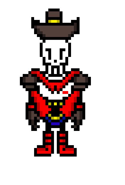 Papyrus Overworld sprite V4 | Pixel Art Maker