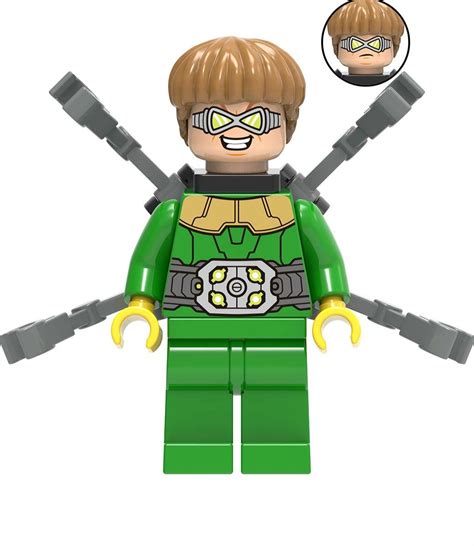 Doctor Octopus Spider-Man Custom minifigs Fit Lego