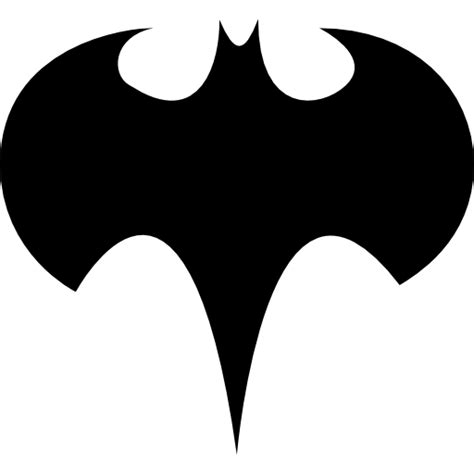 Batman logo silhouette icon