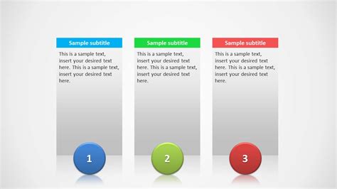 3 Columns Slide Design for PowerPoint - SlideModel