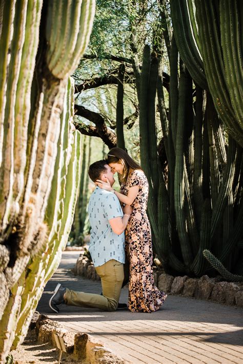 Desert Botanical Garden Wedding Proposal | Phoenix, AZ