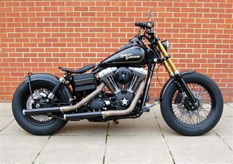 dyna wide glide bobber - Google Search | Harley dyna, Custom street bob, Harley davidson dyna