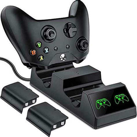 Xbox One Controller Charger Dual Charging Station with 2 x 600mAh ...