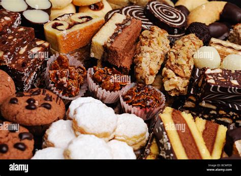 Cakes and Biscuits Stock Photo - Alamy