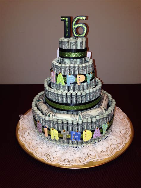 Money cake - we need to make this for Grandma Pearl's birthday! Money ...