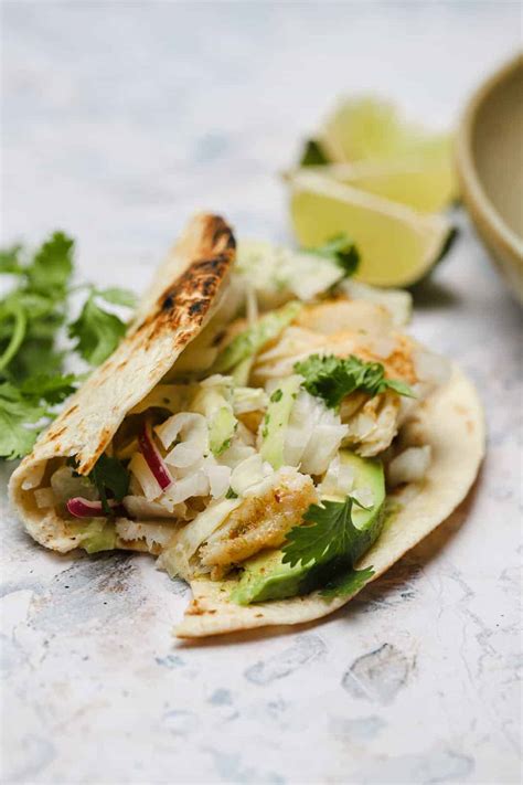 Baja-Style Grilled Fish Tacos with Cabbage Slaw - Well Seasoned Studio