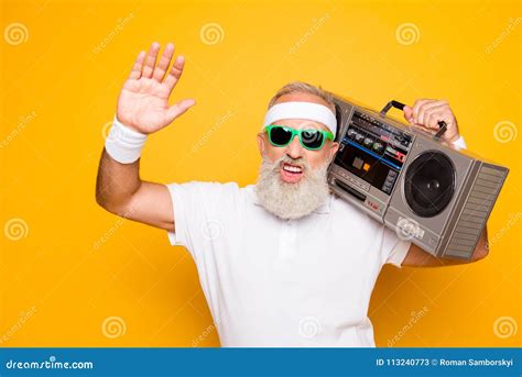 Yeah Bro! What`s Up? Cheerful Excited Aged Funny Gangster C Stock Image ...