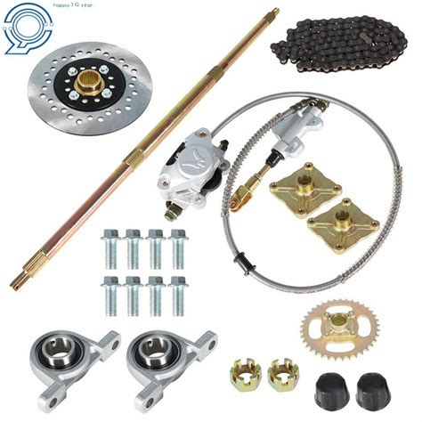 1"x 32" Go Kart ATV Rear Live Axle Kit Brake Assembly for Drift Trike Go Kart | eBay