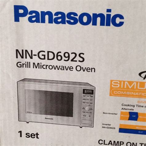 Panasonic Grill Microwave Oven (new In Box), Furniture & Home Living ...