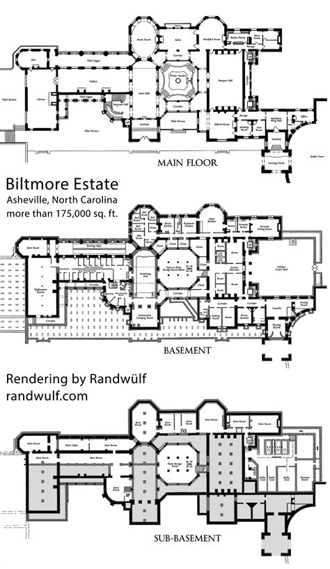 Biltmore Estate Floor Plan