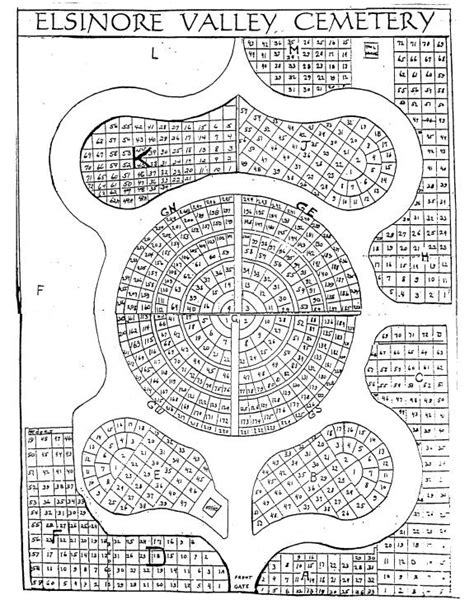 Cemetery Plot Map