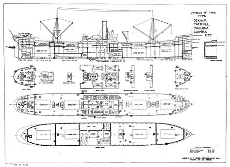 USSB Ship Register, August 1, 1920: Plan-31 | Ship drawing, Model boat plans, How to plan