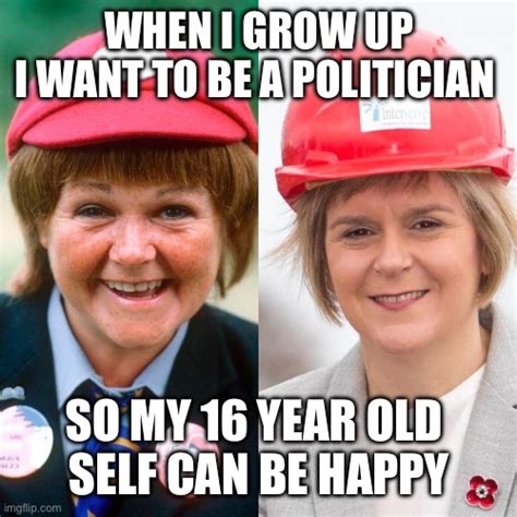 Nicola Sturgeon grows up Memes - Imgflip