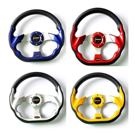 China 350mm 13inch Sport Modified Steering Wheel Car Racing Performance Tuning Sports Leather ...