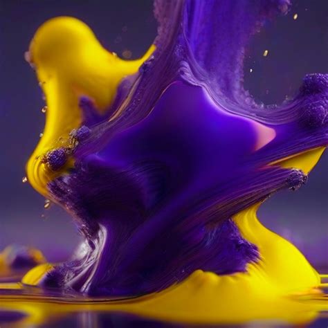 Premium Photo | Colored liquid ai technology