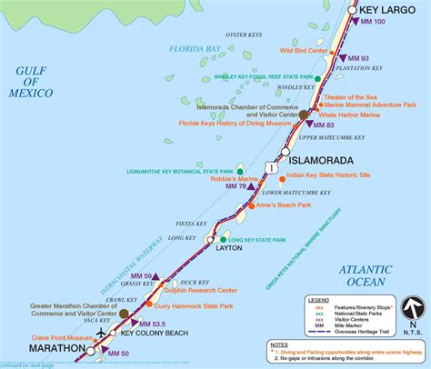 Islamorada area map - Ontheworldmap.com