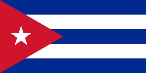 Cuba Flag Color Codes - 3 Colors HEX, RGB & CMYK Palette