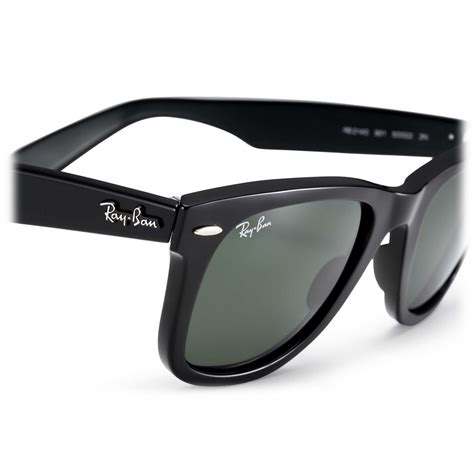 Ray-Ban - RB2140 901 - Original Wayfarer Classic - Black - Green ...