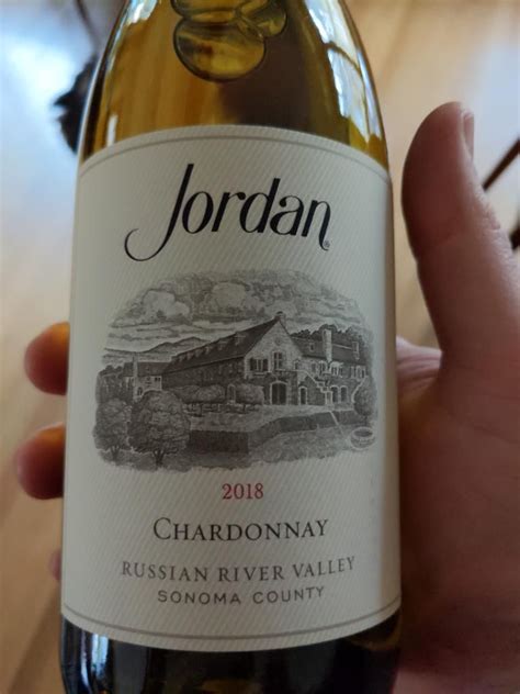 2018 Jordan Vineyard & Winery Chardonnay Russian River Valley, USA, California, Sonoma County ...