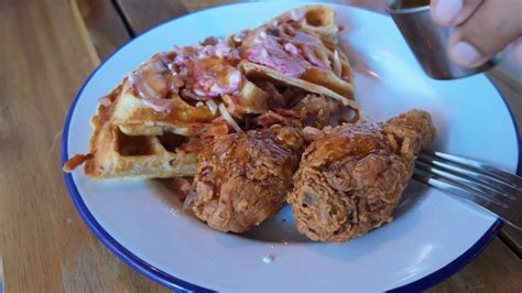 Trying out Sweet Chick's signature Chicken and Waffles 📍 Williamsburg ...