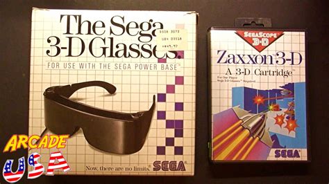 Sega Master System 3D Glasses with Zaxxon! - YouTube