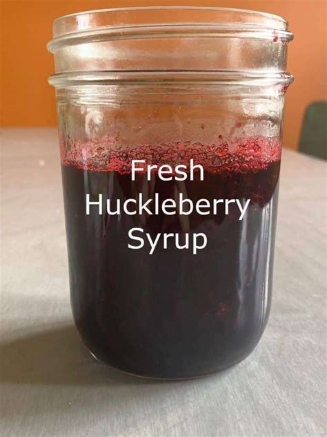 Super Easy Huckleberry Syrup Recipe + Huckleberry Benefits | The Healthy RD