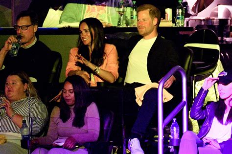 Prince Harry and Meghan Markle spotted at Lakers home playoff game