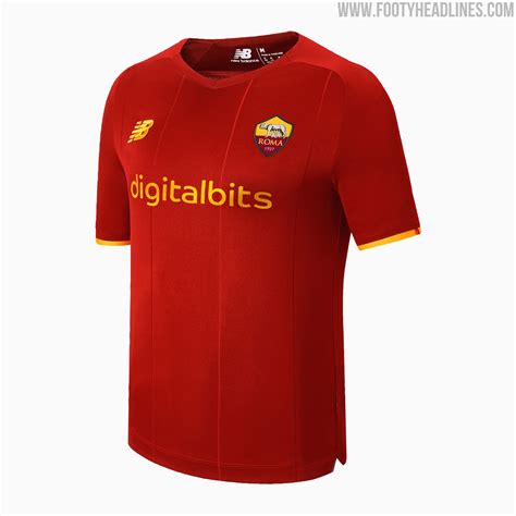 New Balance AS Roma 21-22 Home Kit Released - Footy Headlines