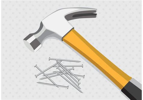 Hammer and Nail Vectors - Download Free Vector Art, Stock Graphics & Images