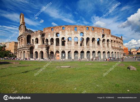 Ruins of Colosseum in Rome Stock Photo by ©swisshippo 163964442