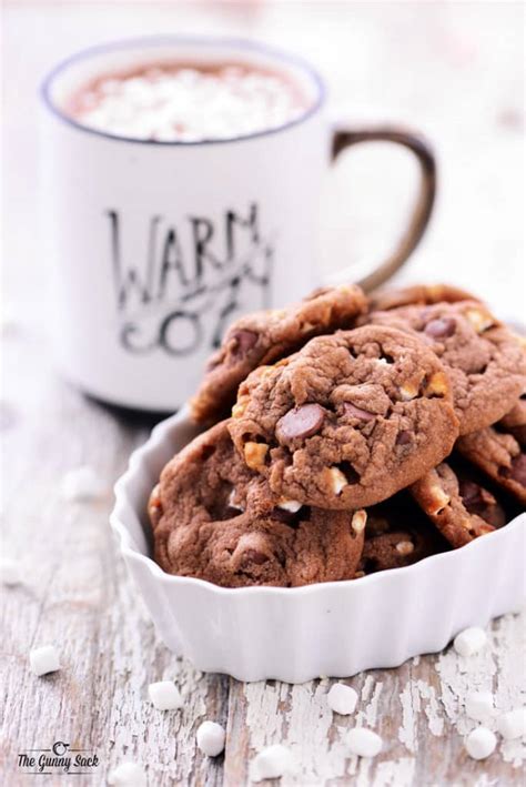 Hot Chocolate Cookies Recipe - The Gunny Sack