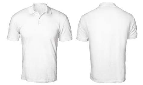 White Polo Shirt Mock Up Stock Photo - Download Image Now - iStock