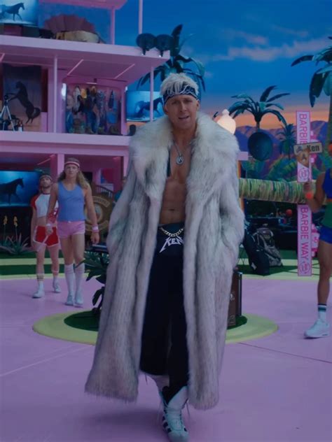 Barbie 2023 Ryan Gosling Fur Coat - Where Fashion Dreams Come True