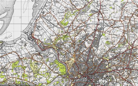 Historic Ordnance Survey Map of Westbury on Trym, 1946