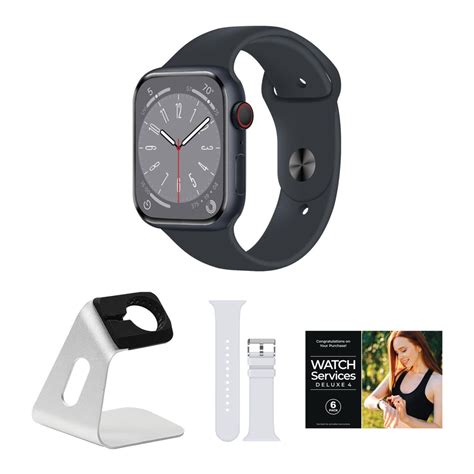 Apple Watch Series 8 GPS + Cellular 41mm S/M Bundle - 20765589 | HSN