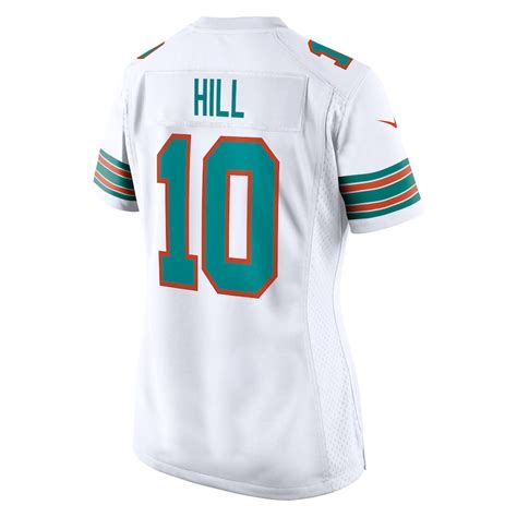 Women's Miami Dolphins Tyreek Hill Nike White Alternate Game Jersey