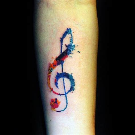 40 Simple Music Tattoos For Men - Musical Ink Design Ideas