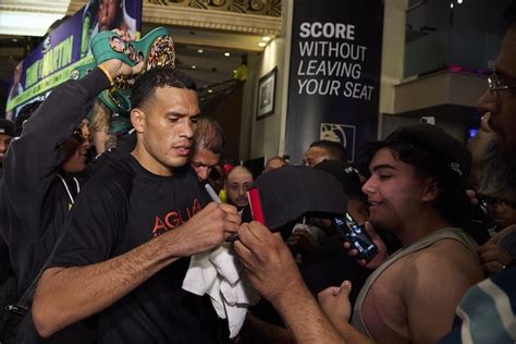 Photos: David Benavidez-Oleksandr Gvozdyk Media Workout - Boxing News