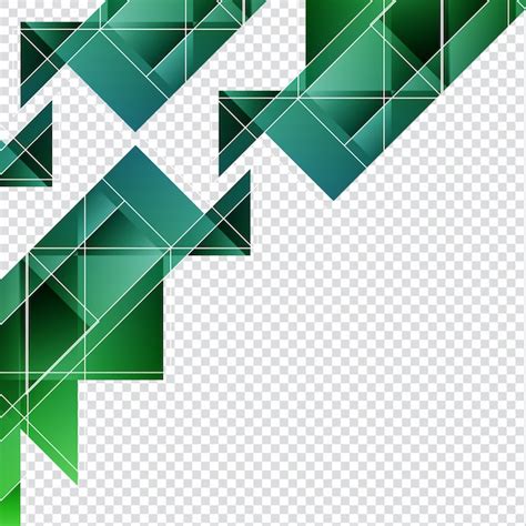 Free Vector | Green geometric shapes for backgrounds