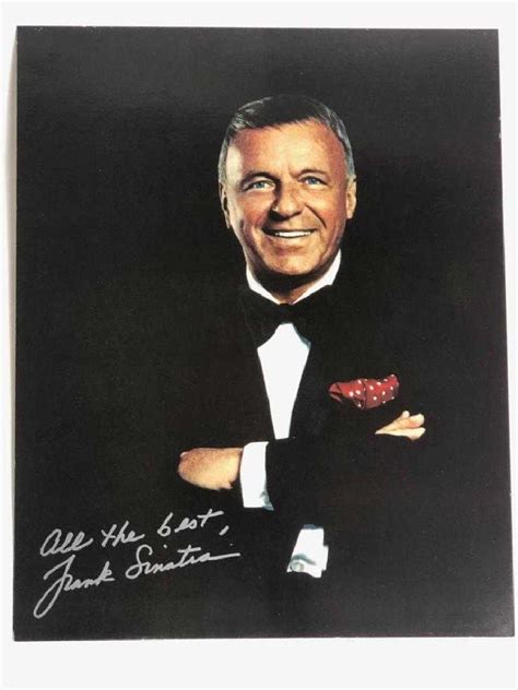 Frank Sinatra Hand Signed Autographed 8x10 Photo