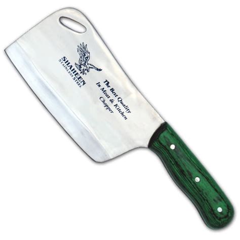 Meat Cleaver Green Frost Wood Handle - Walmart.com - Walmart.com