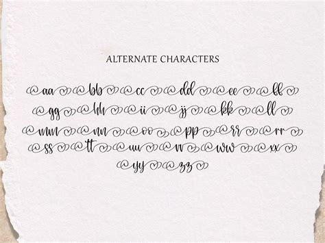 Cursive Fonts, Script Font With Tail, Modern Calligraphy Fonts With ...