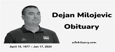 Dejan Milojevic Obituary, Golden State Warriors Assistant Coach Dies at Age 46 - AllObituary.com