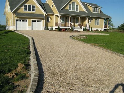 Beautiful #pea-gravel #driveway from bartolottomasonry.com | Driveway ...