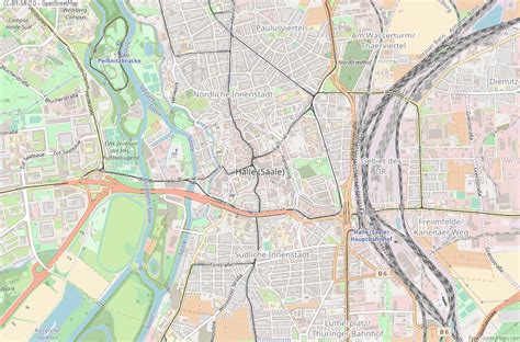 Halle (Saale) Map Germany Latitude & Longitude: Free Maps