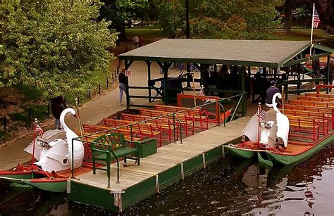 Boston Public Garden - Swan Boats Docking | Boston public garden ...