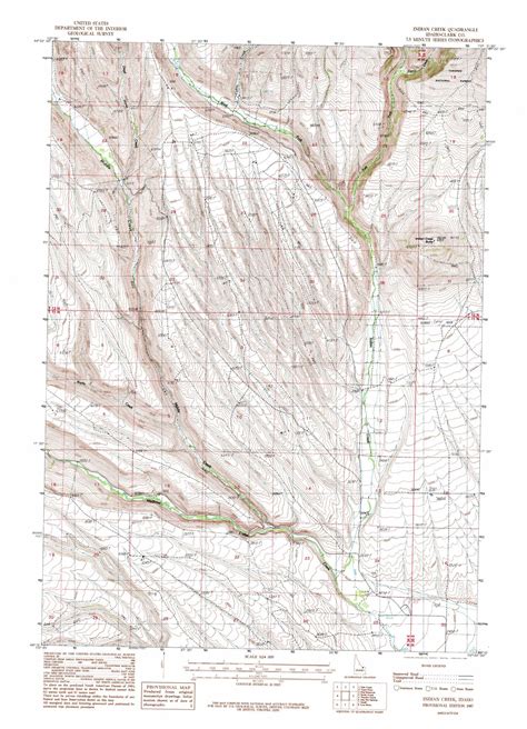 Indian Creek topographic map, ID - USGS Topo Quad 44112c4